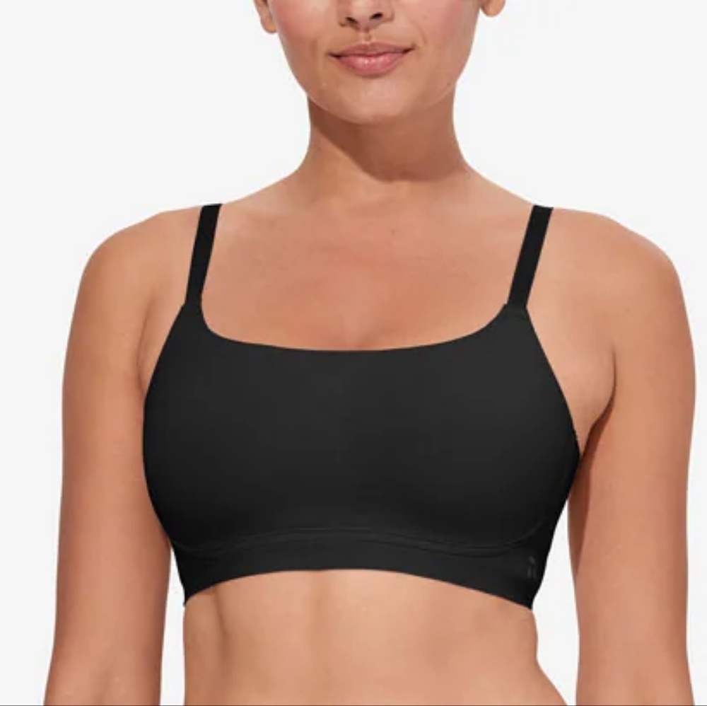 Sz Medium Midhight (Dark Navy) Tommy John No Show Scoop Bralette